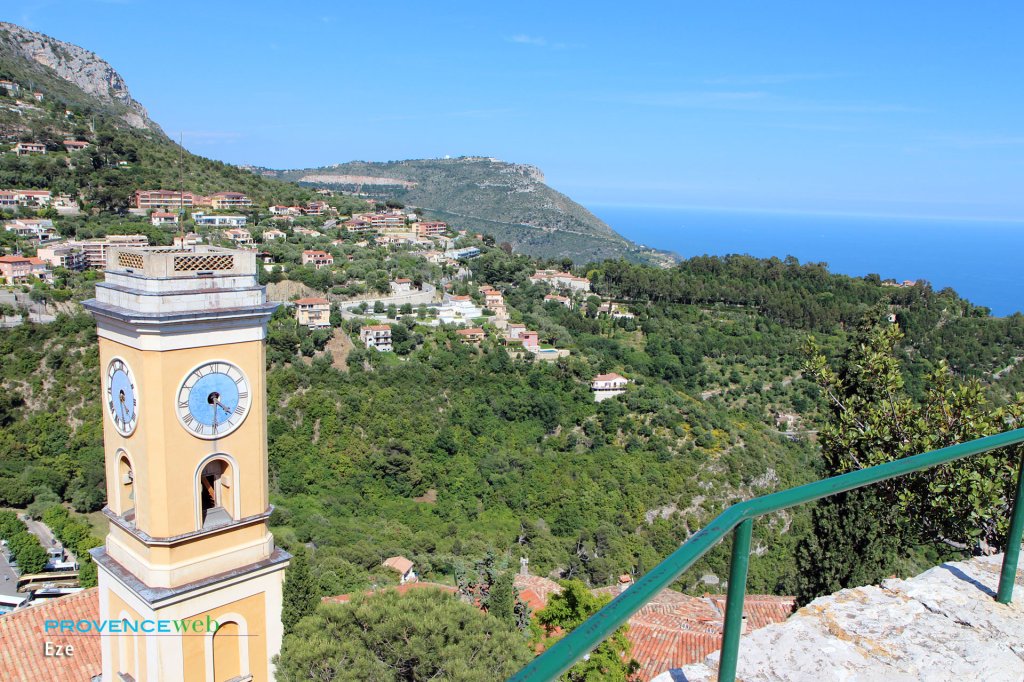 Eze dans les Alpes Maritimes.