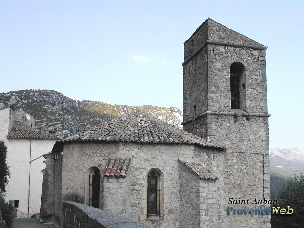 Saint Auban dans les Alpes Maritimes.