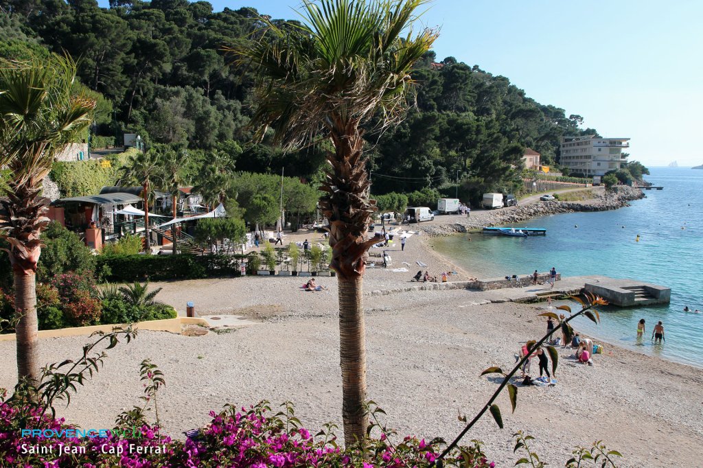 Plage à Saint Jean Cap Ferrat.