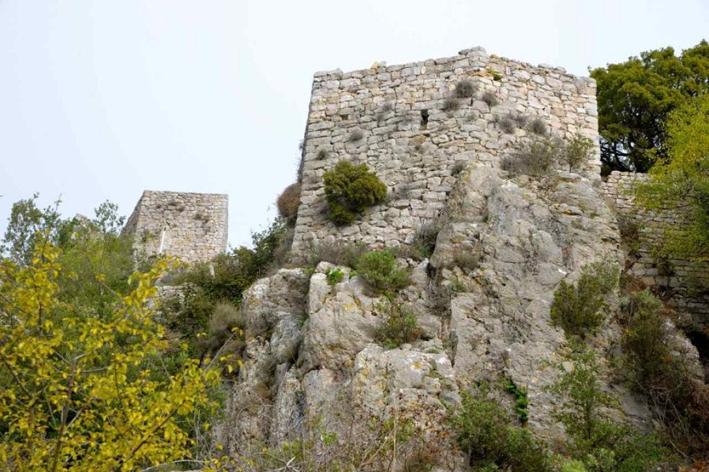 Ruines du ch&acirc;teau fort.