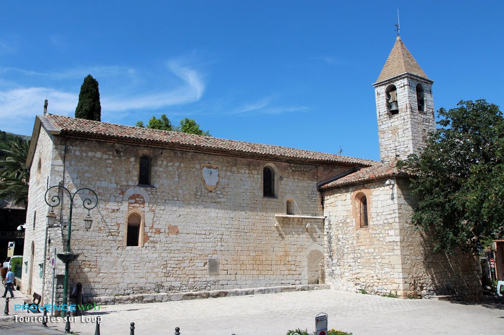 &eacute;glise de Tourrettes sur Loup.