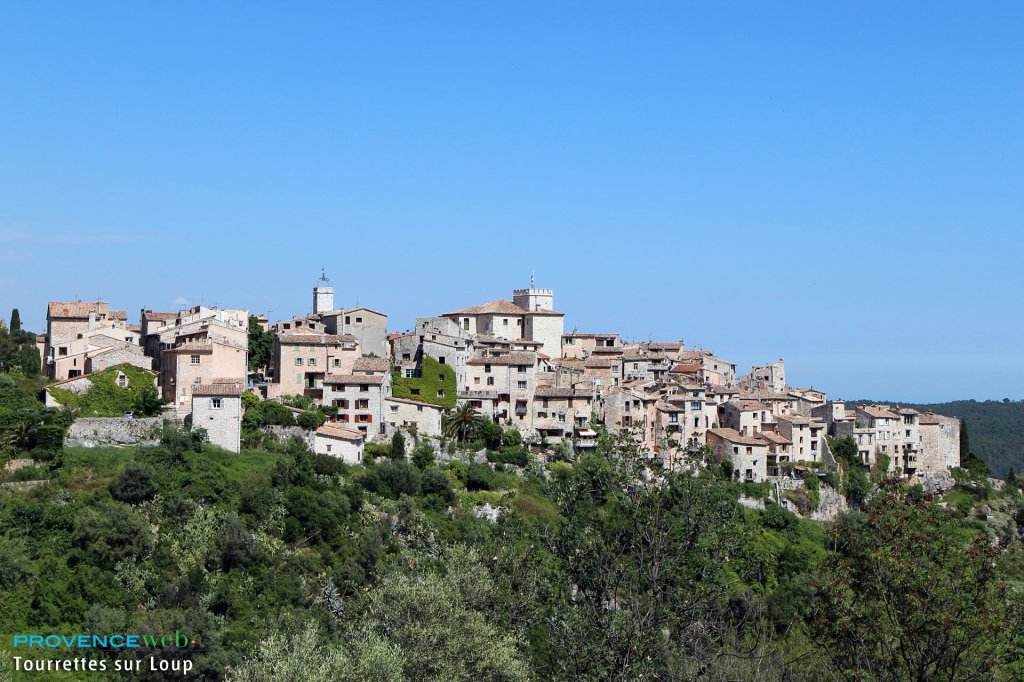 Village de Tourrettes sur Loup.