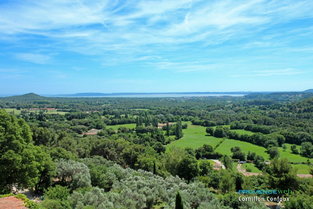 Vue depuis Cornillon Confoux.