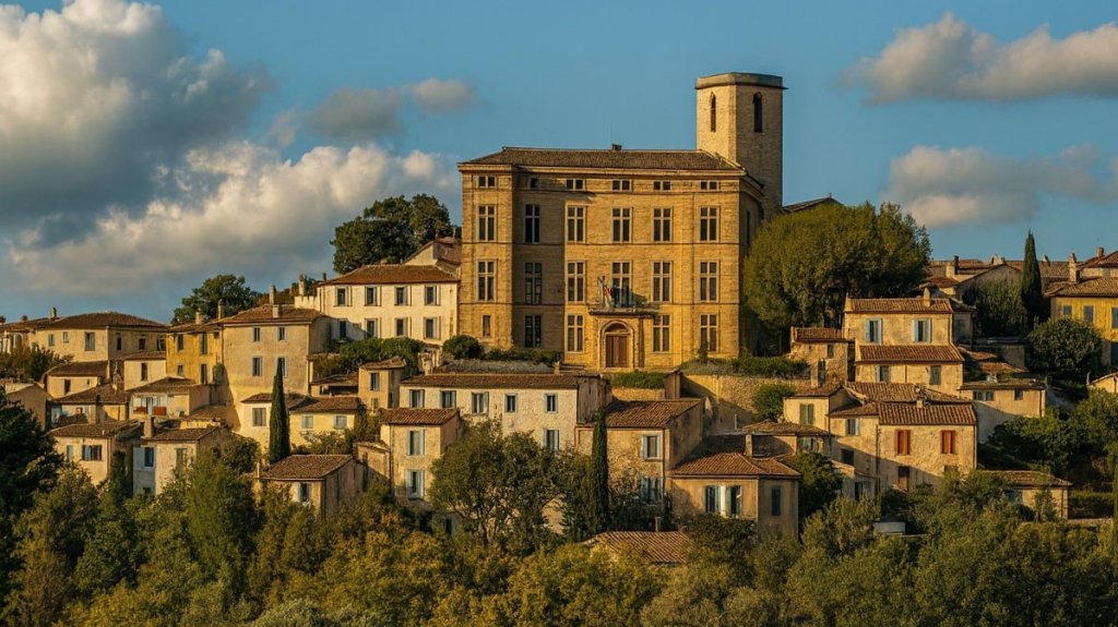 Le village d'Eguilles.