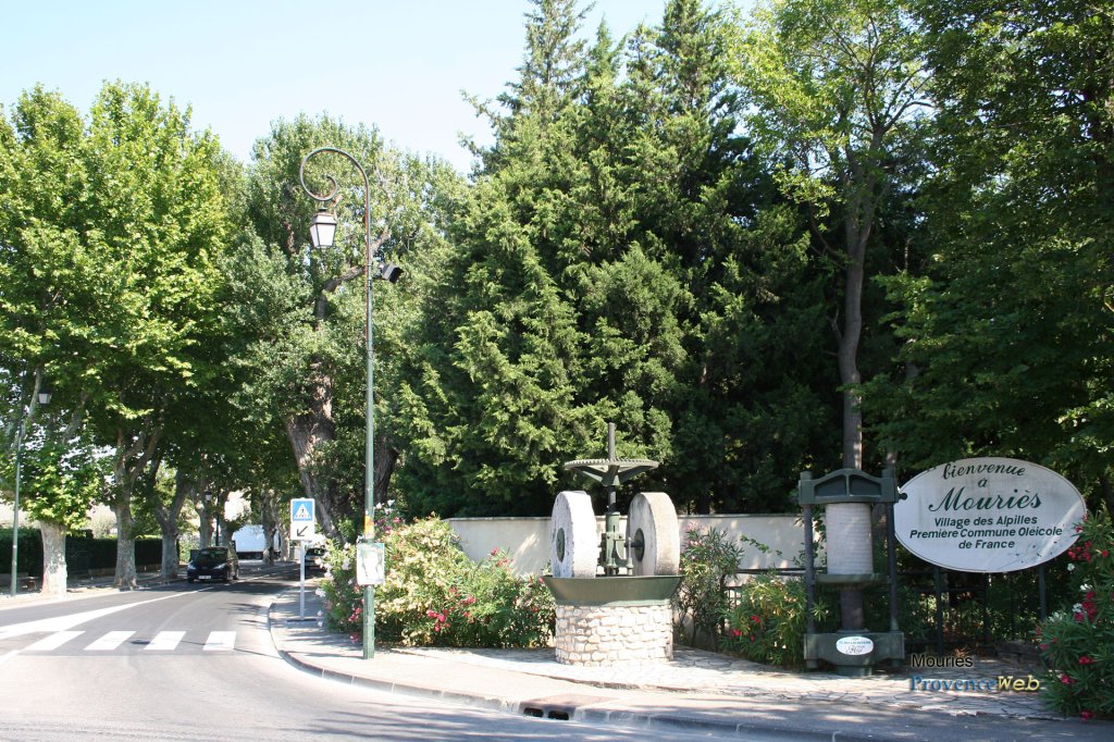 Mouri&egrave;s dans les Alpilles.