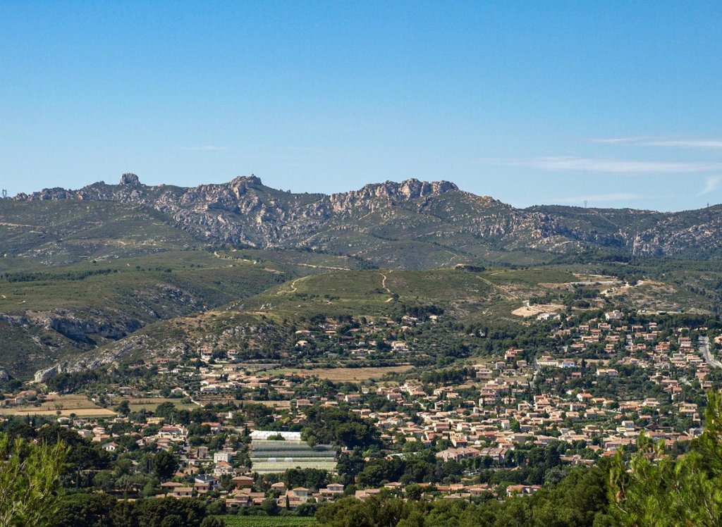 La ville de Plan de Cuques dans les Bouches du Rh&ocirc;ne.