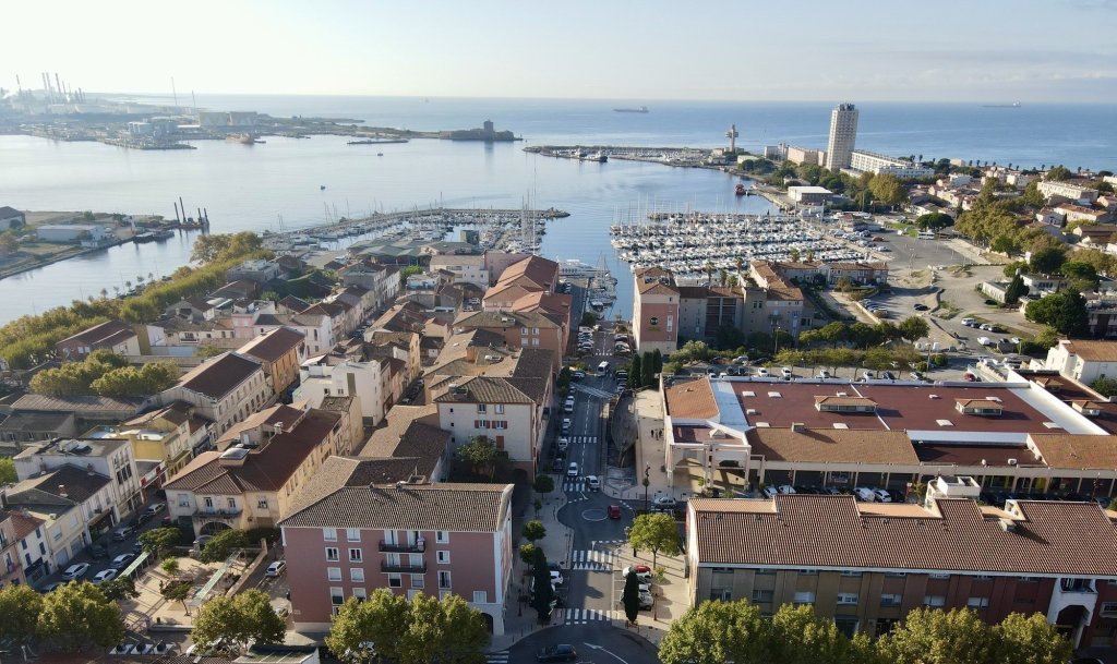 La ville de Port de Bouc dans les Bouches du Rh&ocirc;ne.
