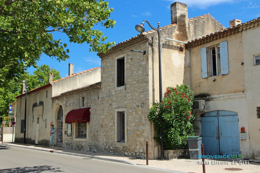 Saint Etienne du Gres Village in the Alpilles Provence  France