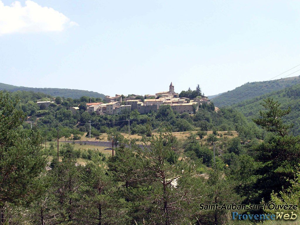 Saint Auban sur l'Ouv&egrave;ze dans la Dr&ocirc;me.