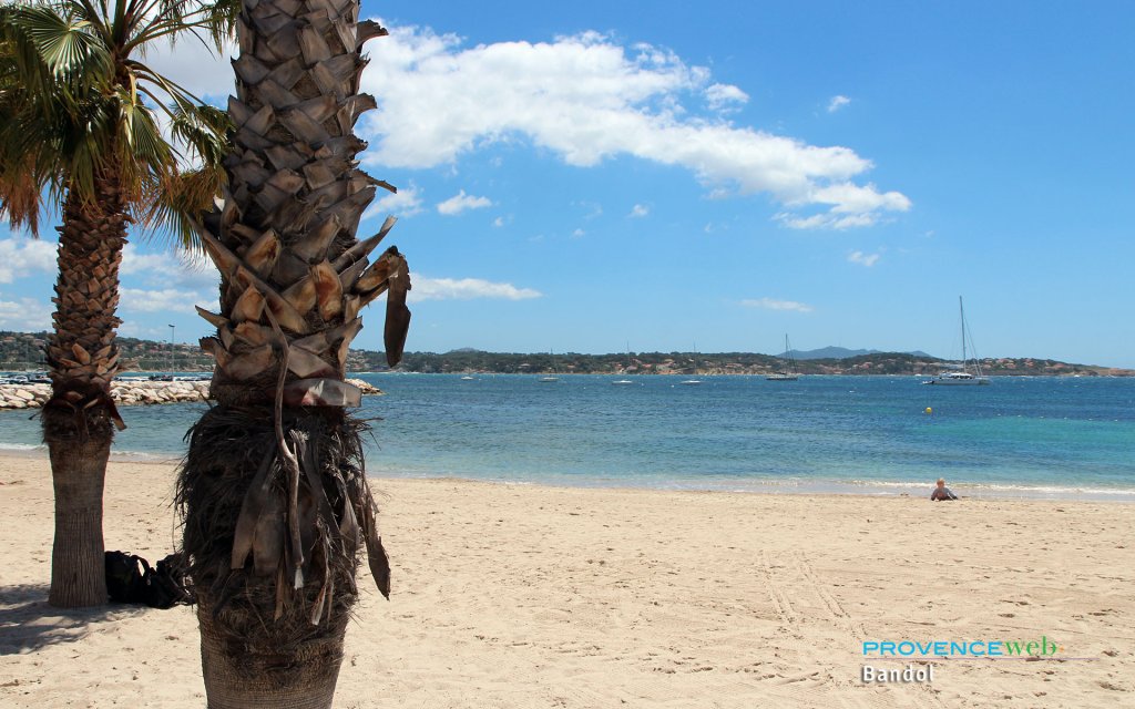Plage de Bandol.