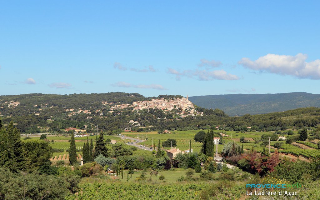 Village de La Cadi&egrave;re d'Azur.