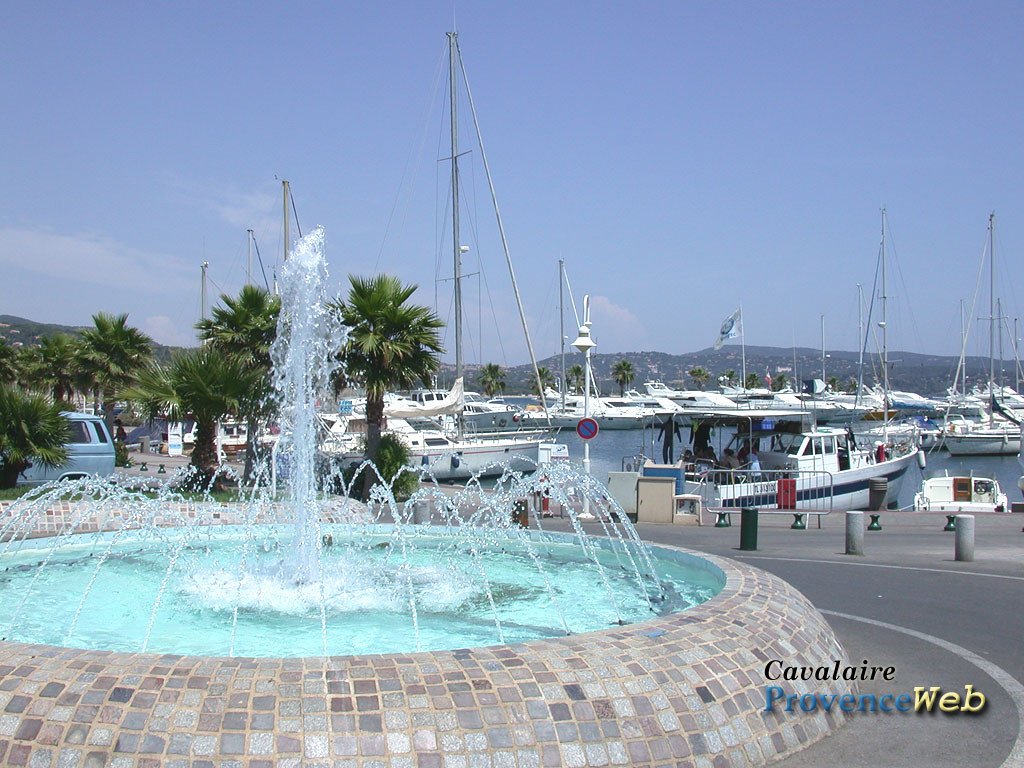 Le port de Cavalaire.