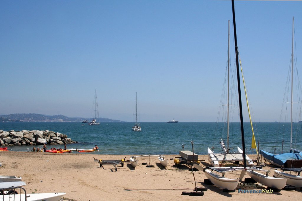 La plage de Cogolin.