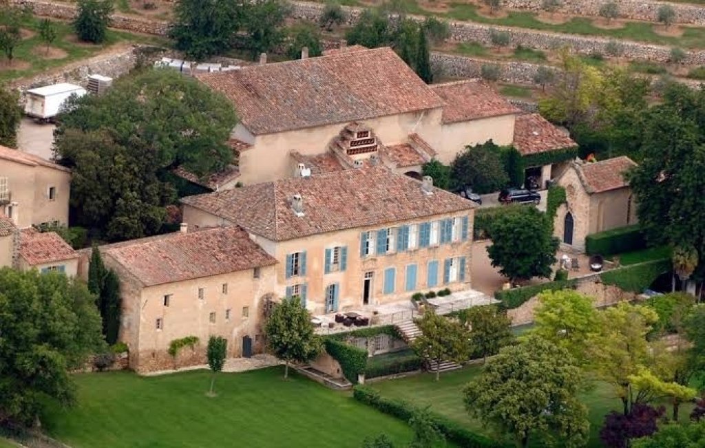 Le Ch&acirc;teau Miraval propri&eacute;t&eacute; de Brad Pitt et Angelina Jolie &agrave; Correns.
