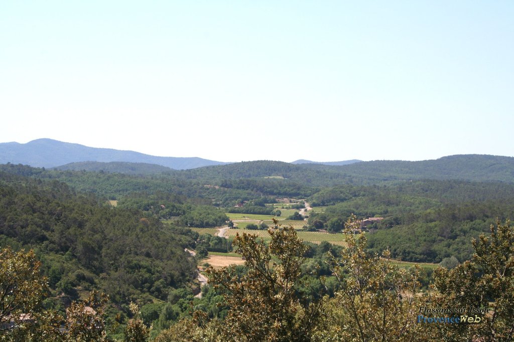 Panorama &agrave; Flassans sur Issole.