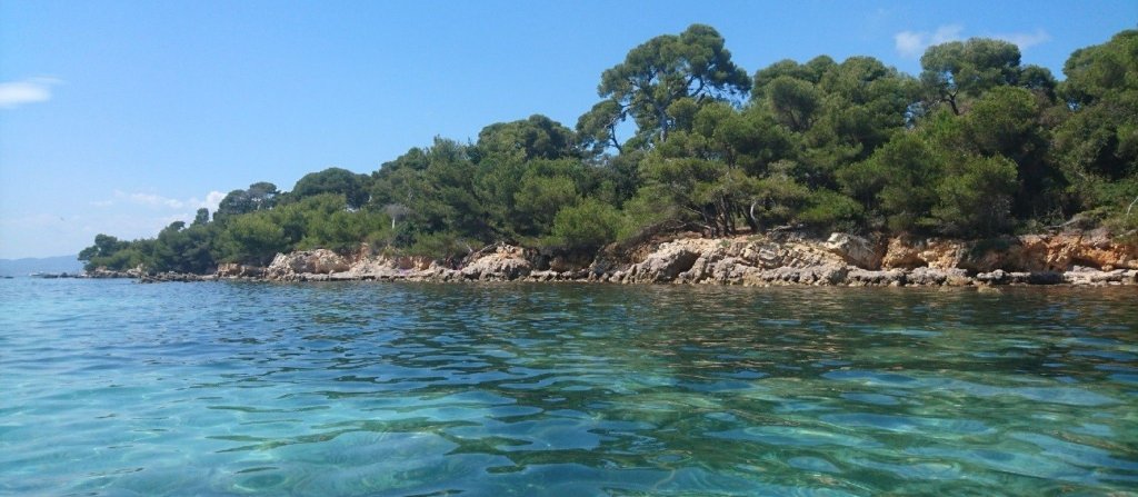 La mer &agrave; l'Ile du Levant.