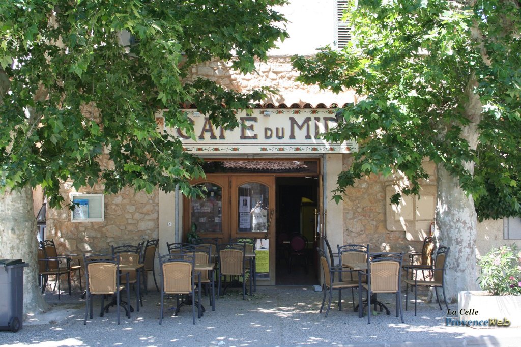 Le Caf&eacute; du Midi &agrave; La Celle.
