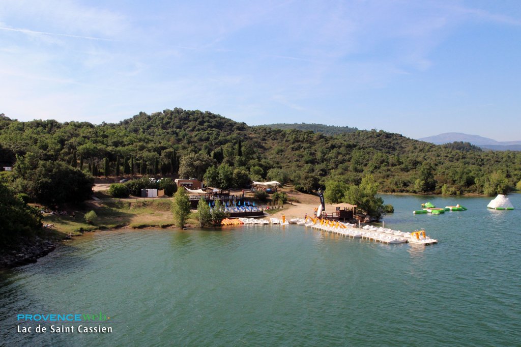 p&eacute;dalo lac Saint Cassien.