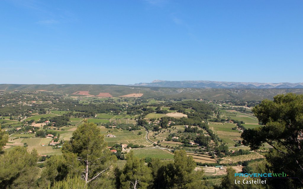 Vue depuis Le Castellet.