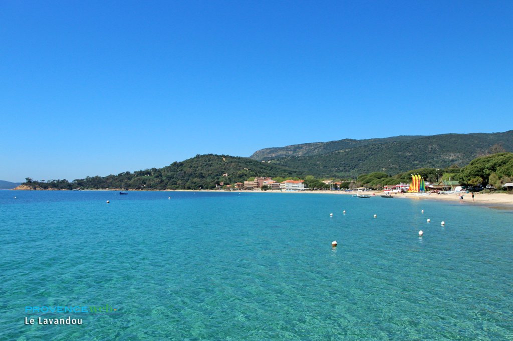 La mer au Lavandou.