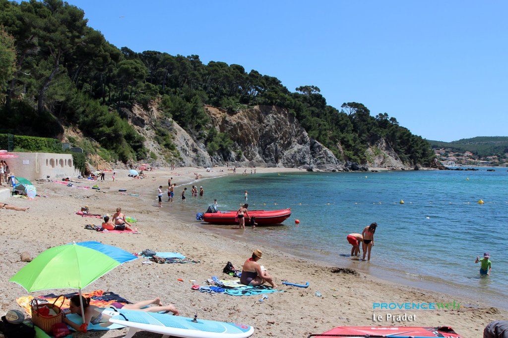 Belle plage au Pradet.