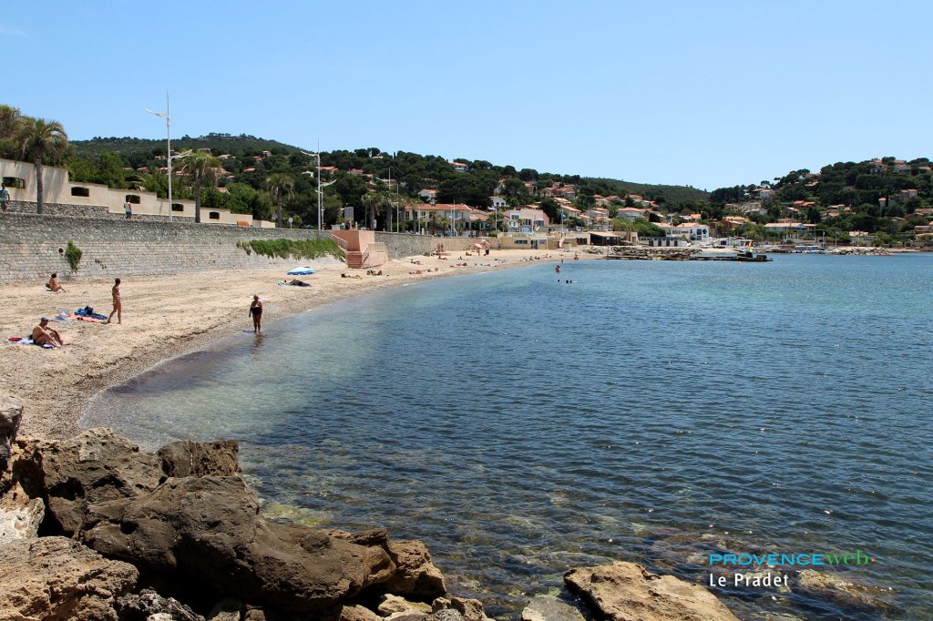 Plage du Pradet.