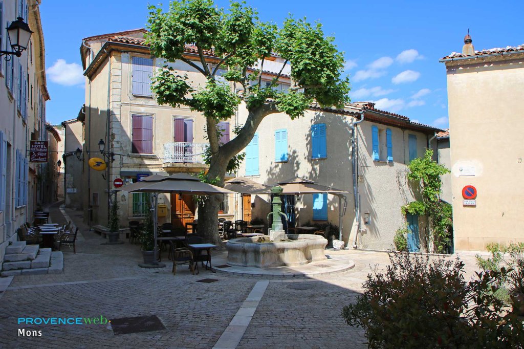 Mons en Provence Village du Haut Var Provence Web