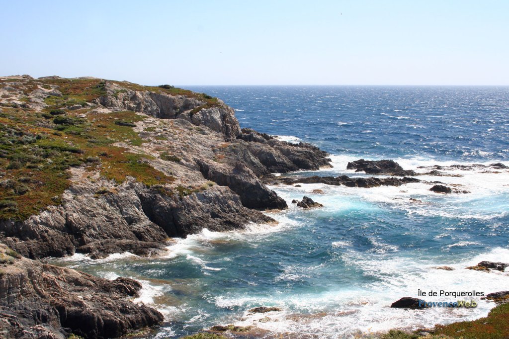 Mer &agrave; Porquerolles.