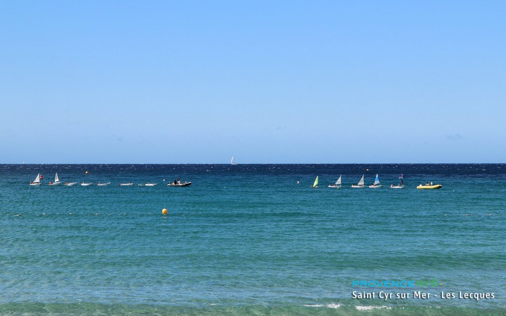 Plage Saint Cyr sur Mer.
