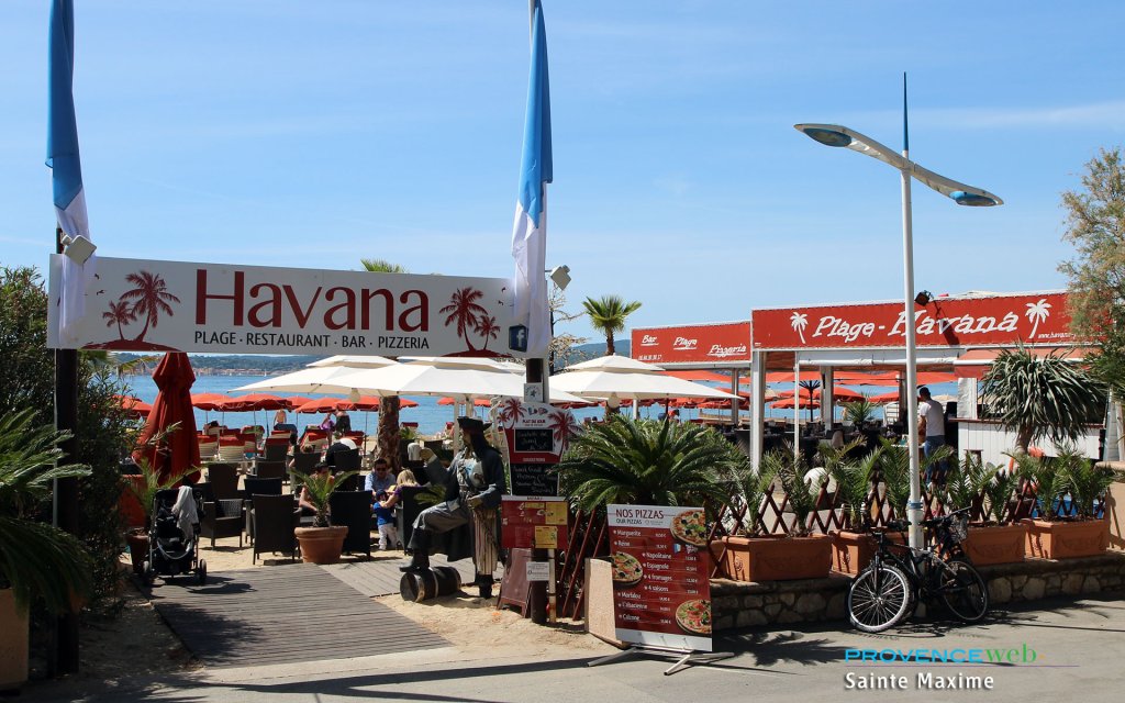 Restaurants &agrave; Sainte Maxime.