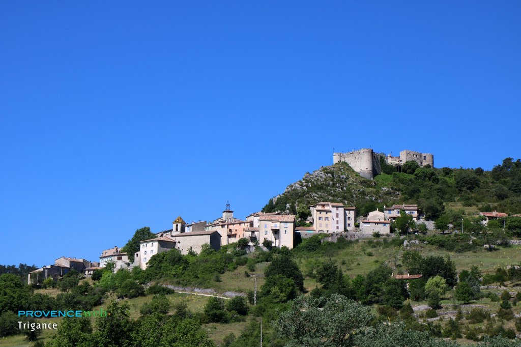 Le village de Trigance.