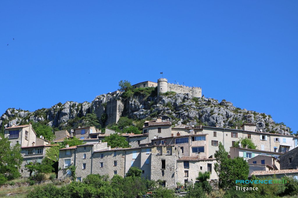 Trigance dans le Var.