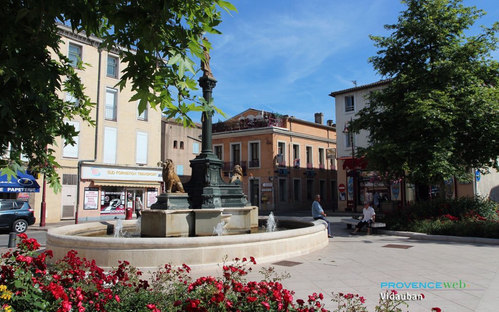 Ville de Vidauban dans le Var.