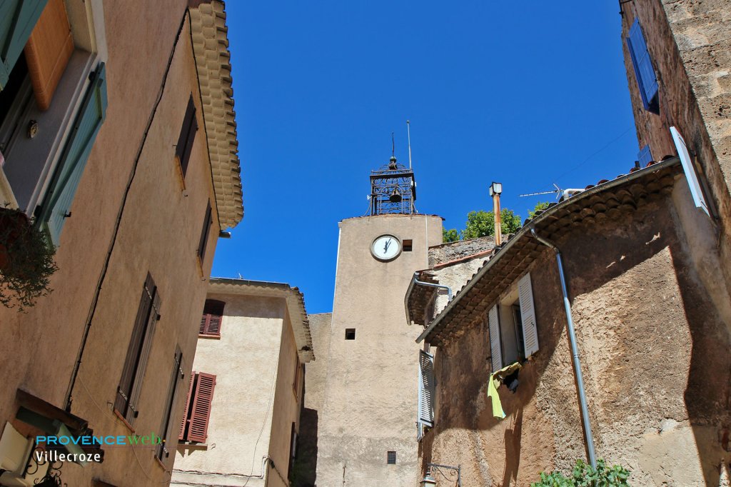 Le village de Villecroze dans le Haut Var.