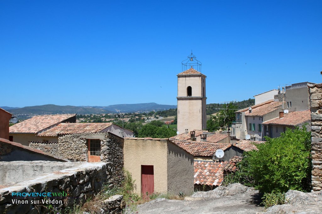 Le village de Vinon sur Verdon.