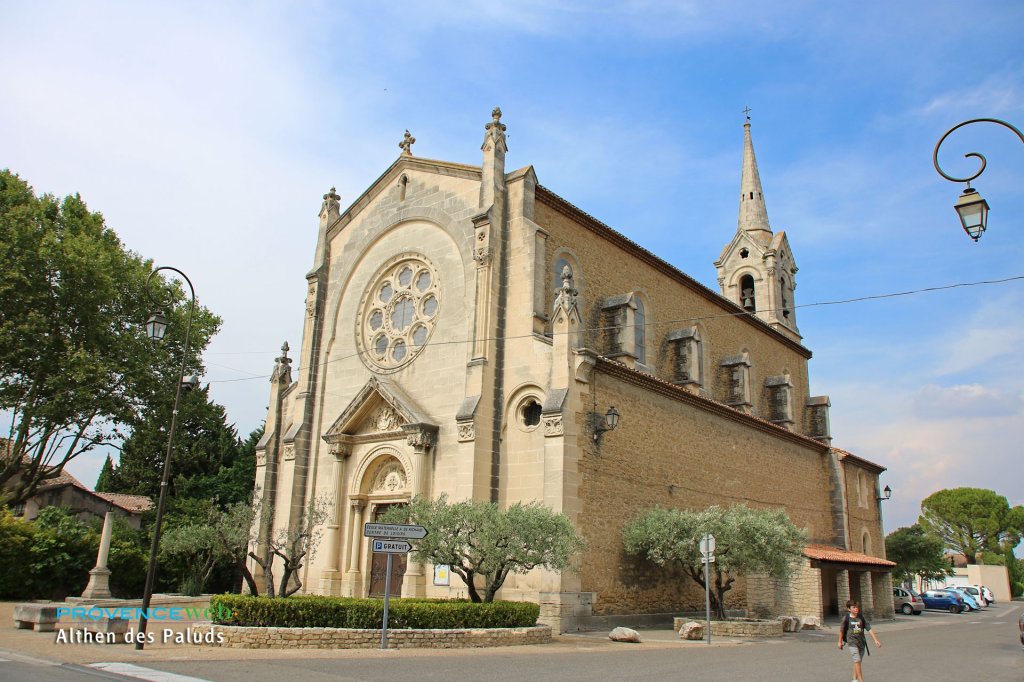 Eglise d'Althen des Paluds.