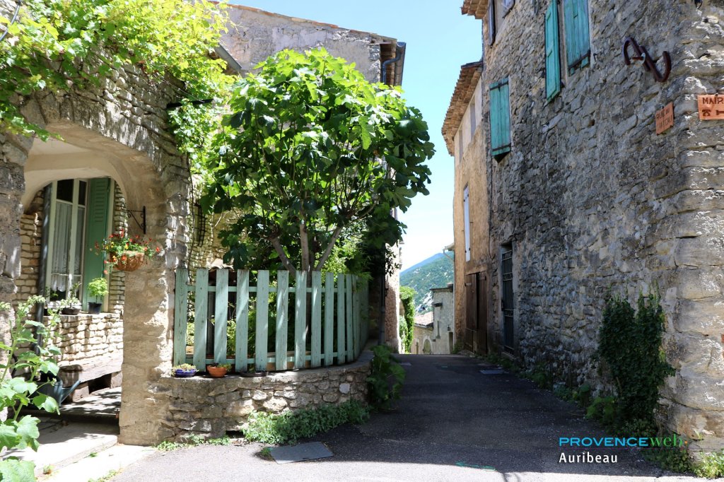 Le village d'Auribeau dans le Vaucluse.