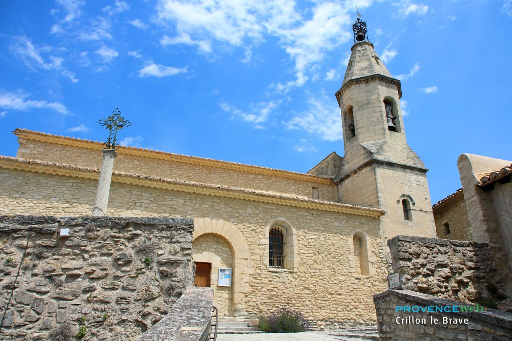 Crillon le Brave dans le Vaucluse.