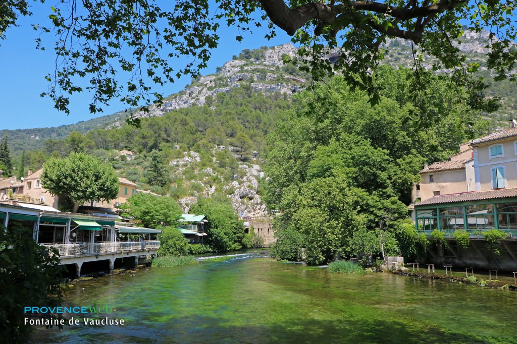 La Sorgue à Fontaine de Vaucluse.