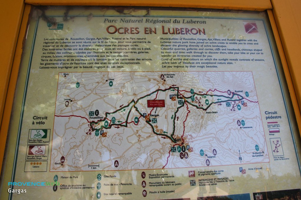 Ocres &agrave; Gargas.