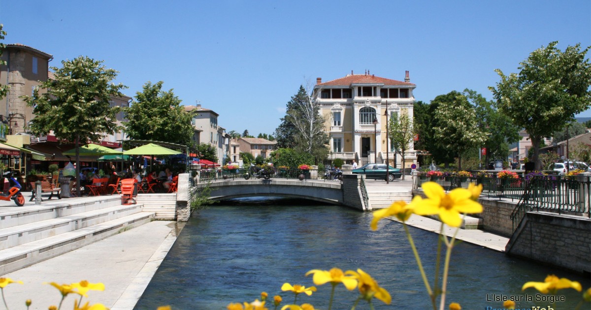 L'Isle sur la Sorgue - superbe ville du Vaucluse - Provence Web