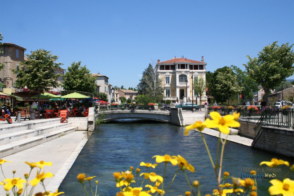 L'Isle sur la Sorgue dans le Vaucluse.