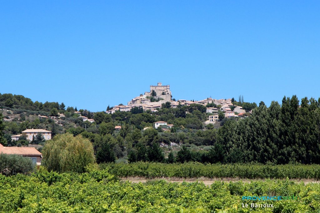 Le Barroux dans le Vaucluse.