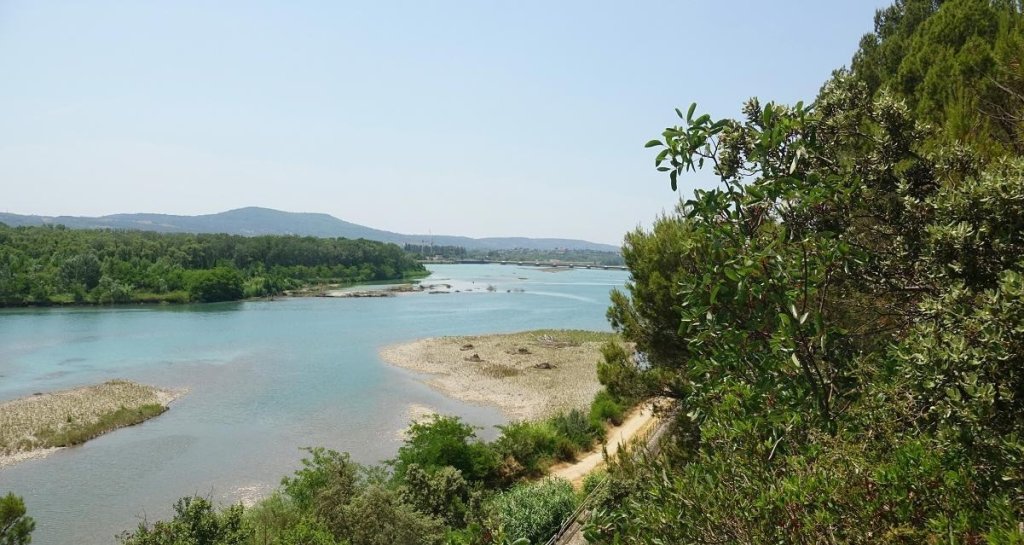 La Durance &agrave; M&eacute;rindol.