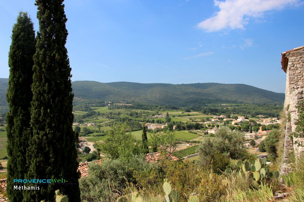 Panorama depuis M&eacute;thamis.