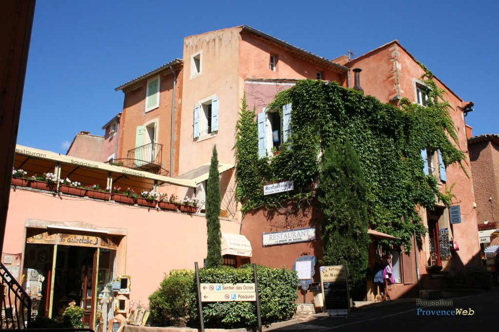 Le village d'ocre de Roussillon.