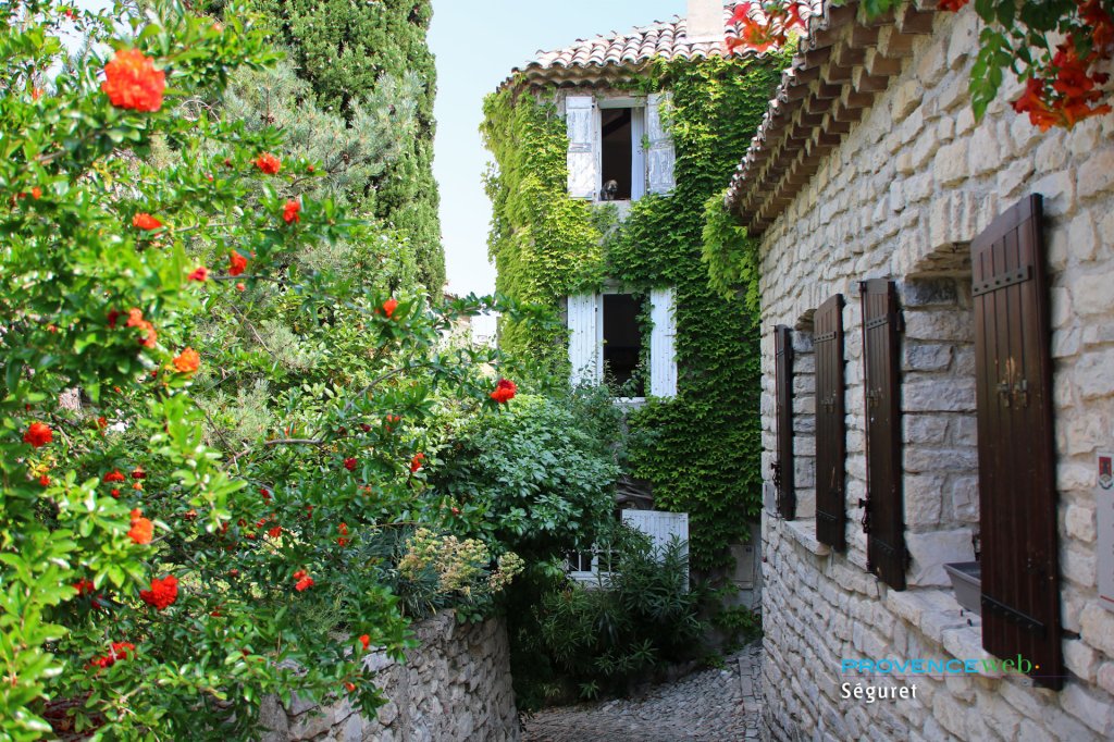 Séguret dans le Vaucluse.