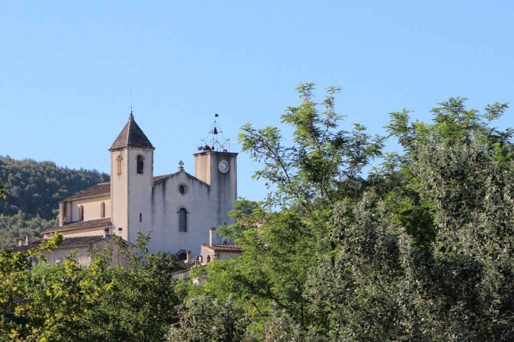 Le village de Saint Romain en Viennois dans le Vaucluse.