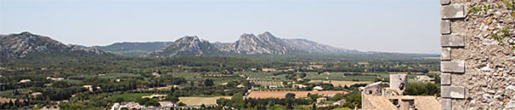 Vue sur les Alpilles.